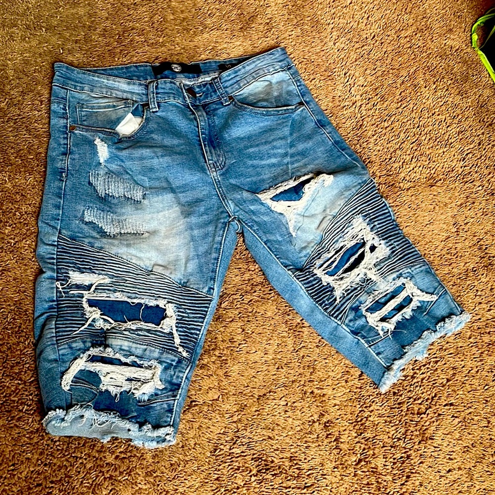Denim shorts barely new